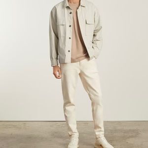 EVERLANE The Organic Cotton Slim Fit Jean. New with tags. Color: Bone